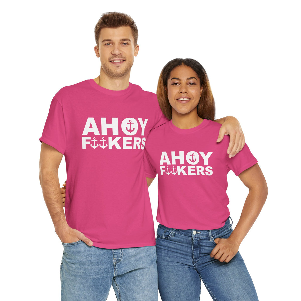 Norddeutsche Ahoi F**kers Lustiges Shirt Nordisch Unisex T-Shirt