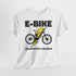 E-Bike Fahrer - E-Bike Lächeln Statt Hecheln - Lustiges T-Shirt