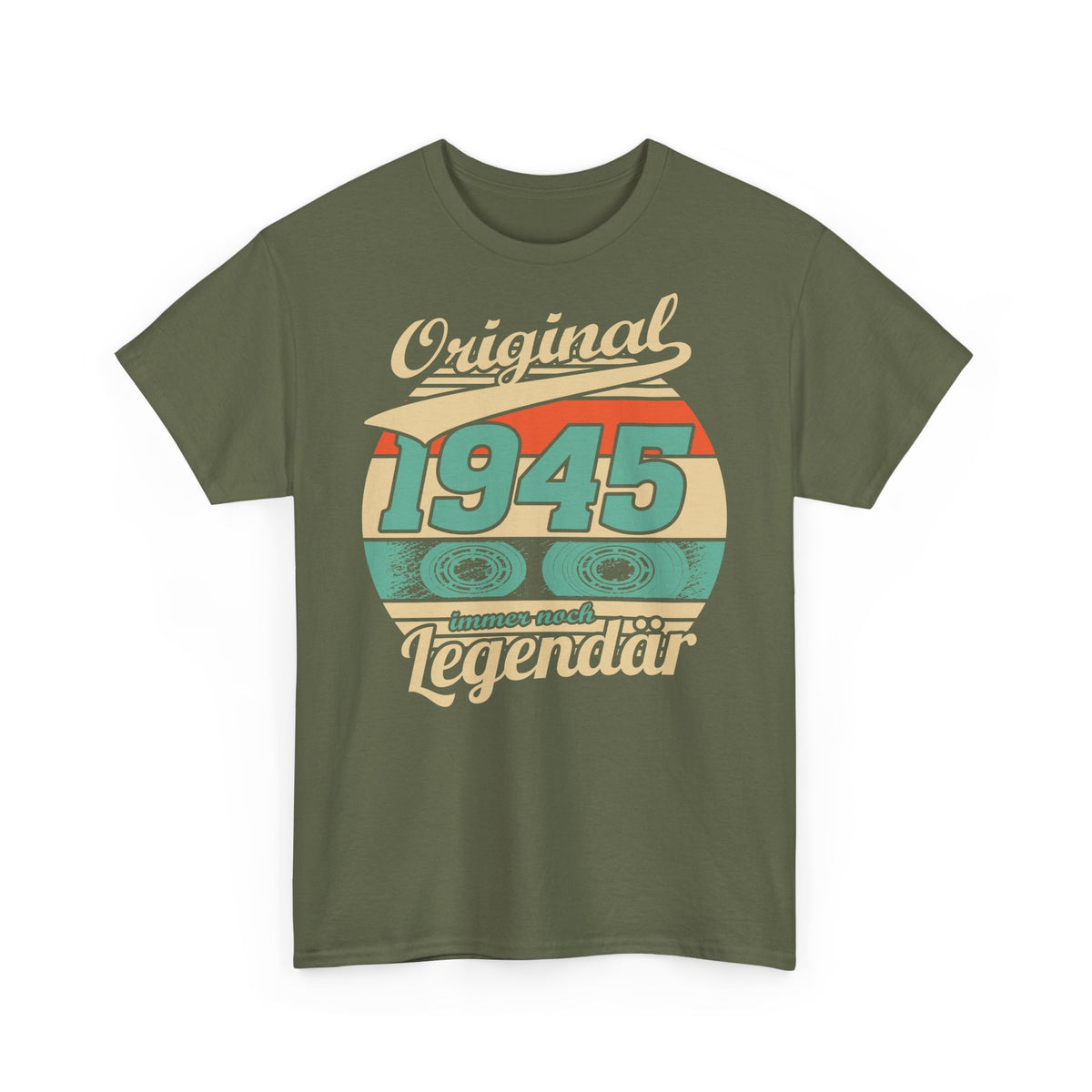 80. Geburtstag Original Jahrgang 1945 Legendär Geschenk T-Shirt