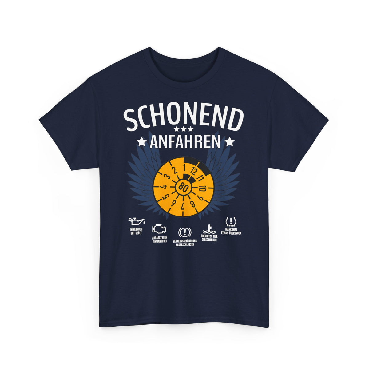 80. Geburtstag TÜV erteilt - Schonend anfahren - Lustiges Geschenk T-Shirt