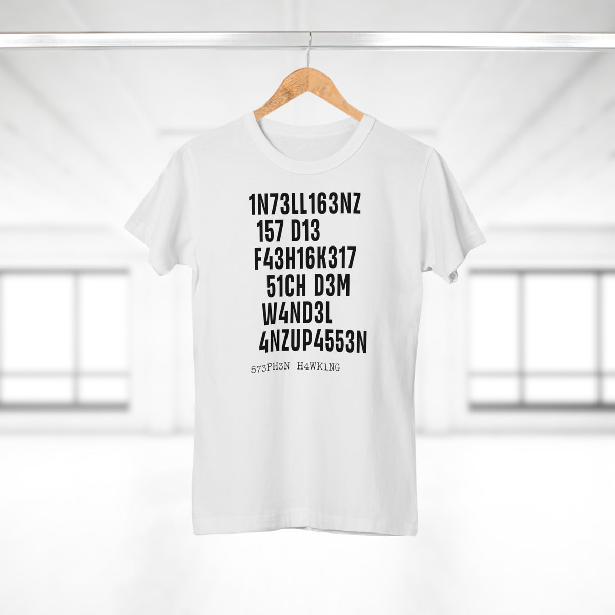 Intelligenz Hawking Zitat T-Shirt