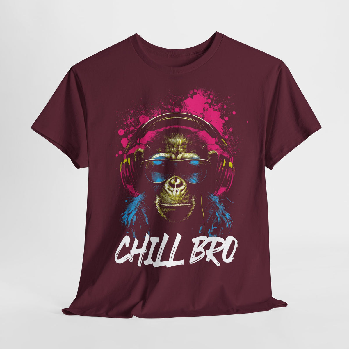 CHILL BRO - Cooler Affe mit Sonnenbrille Geschenkidee Gamer T-Shirt