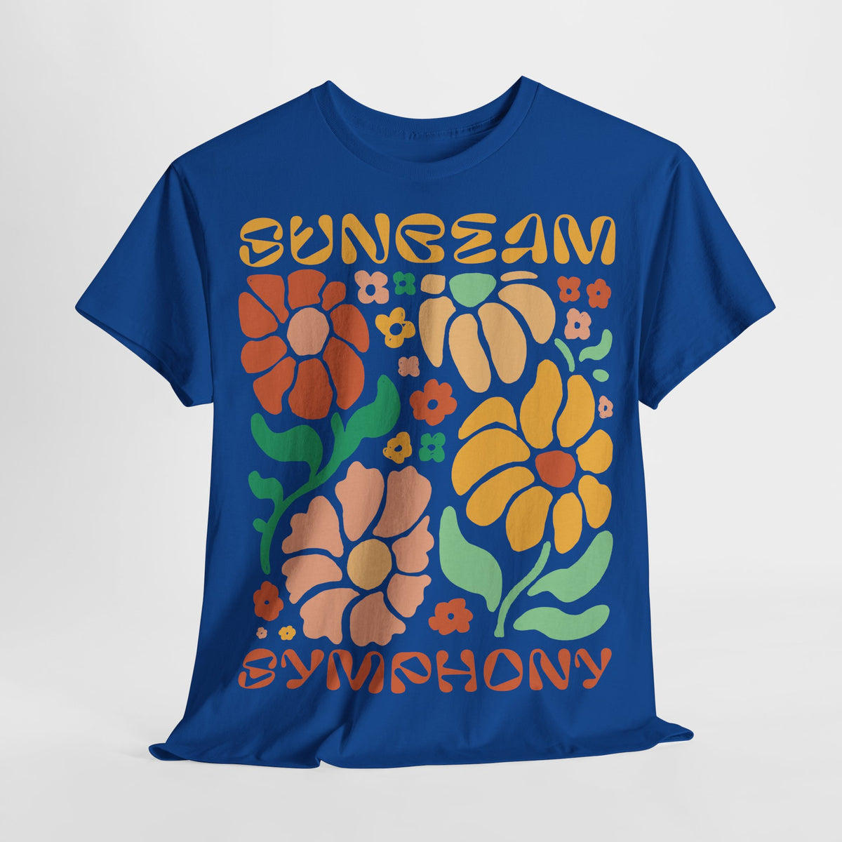 70s Style Flower Blumen - Sunbeam Symphony T-Shirt