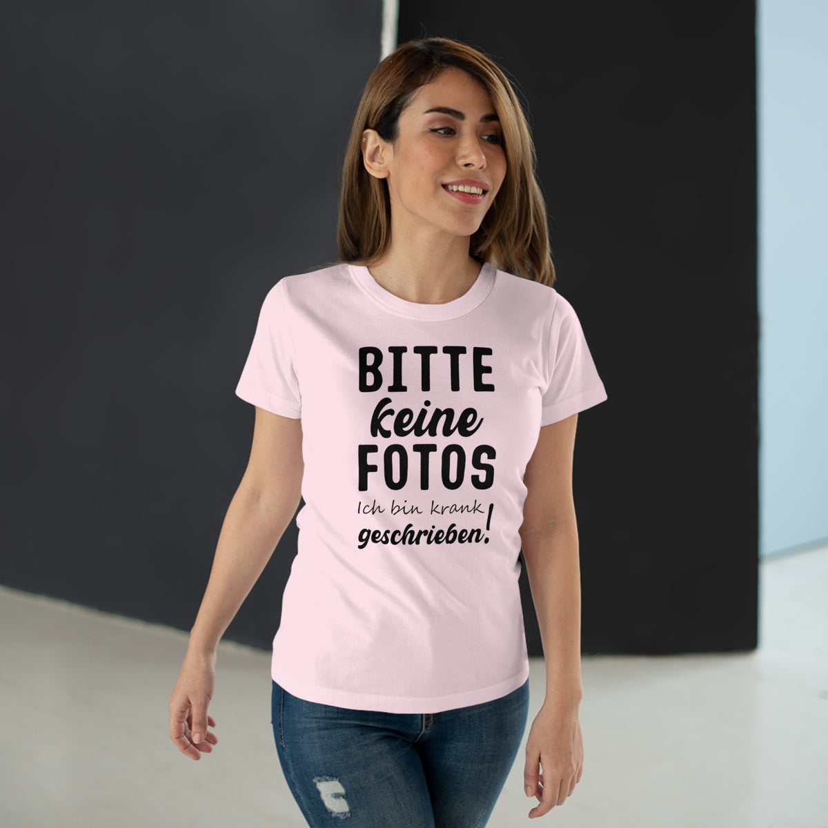 Bitte keine Fotos - bin krank geschrieben - Lustiges Frauen T-Shirt