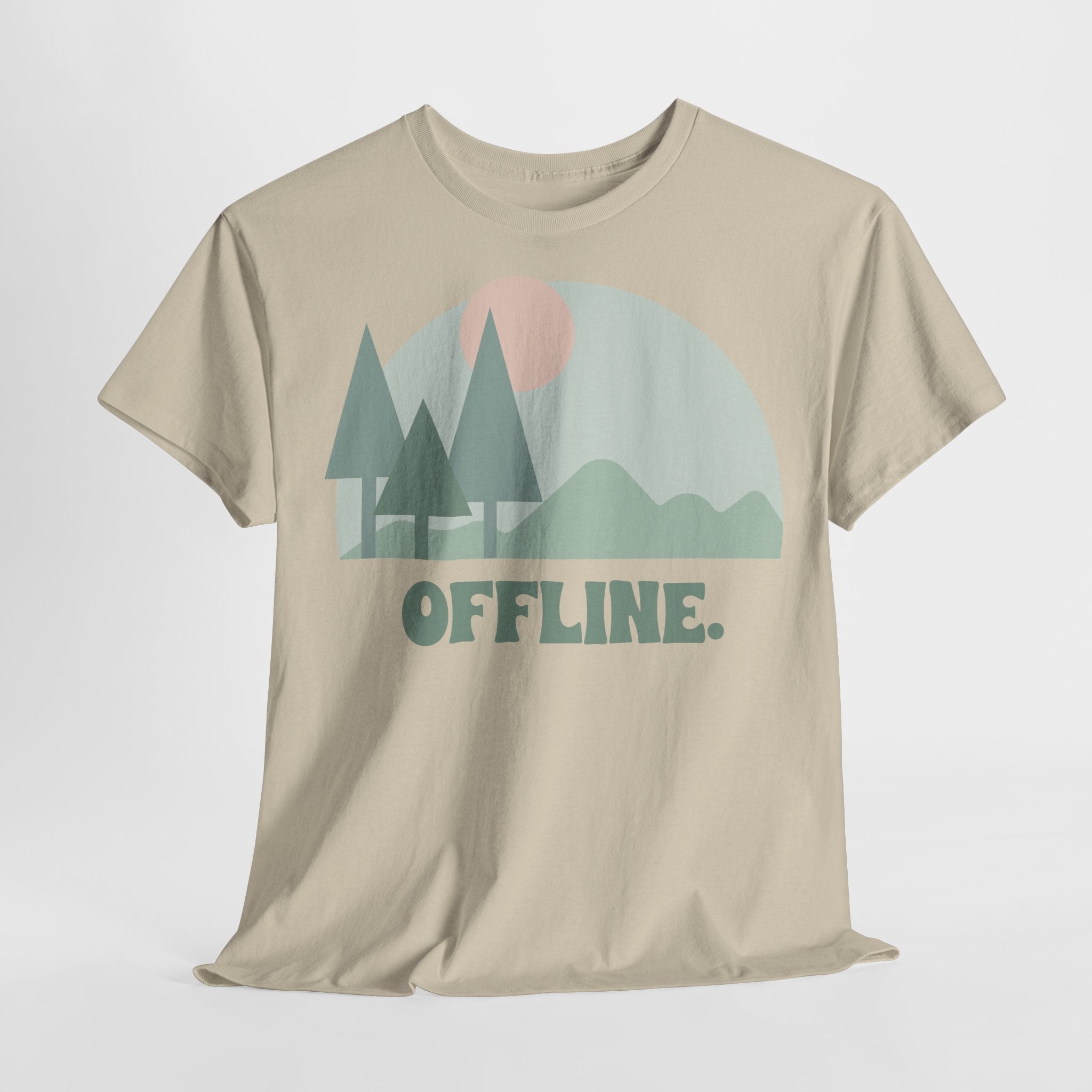 Berge Natur OFFLINE - Naturfreunde und Bergfreunde T-Shirt