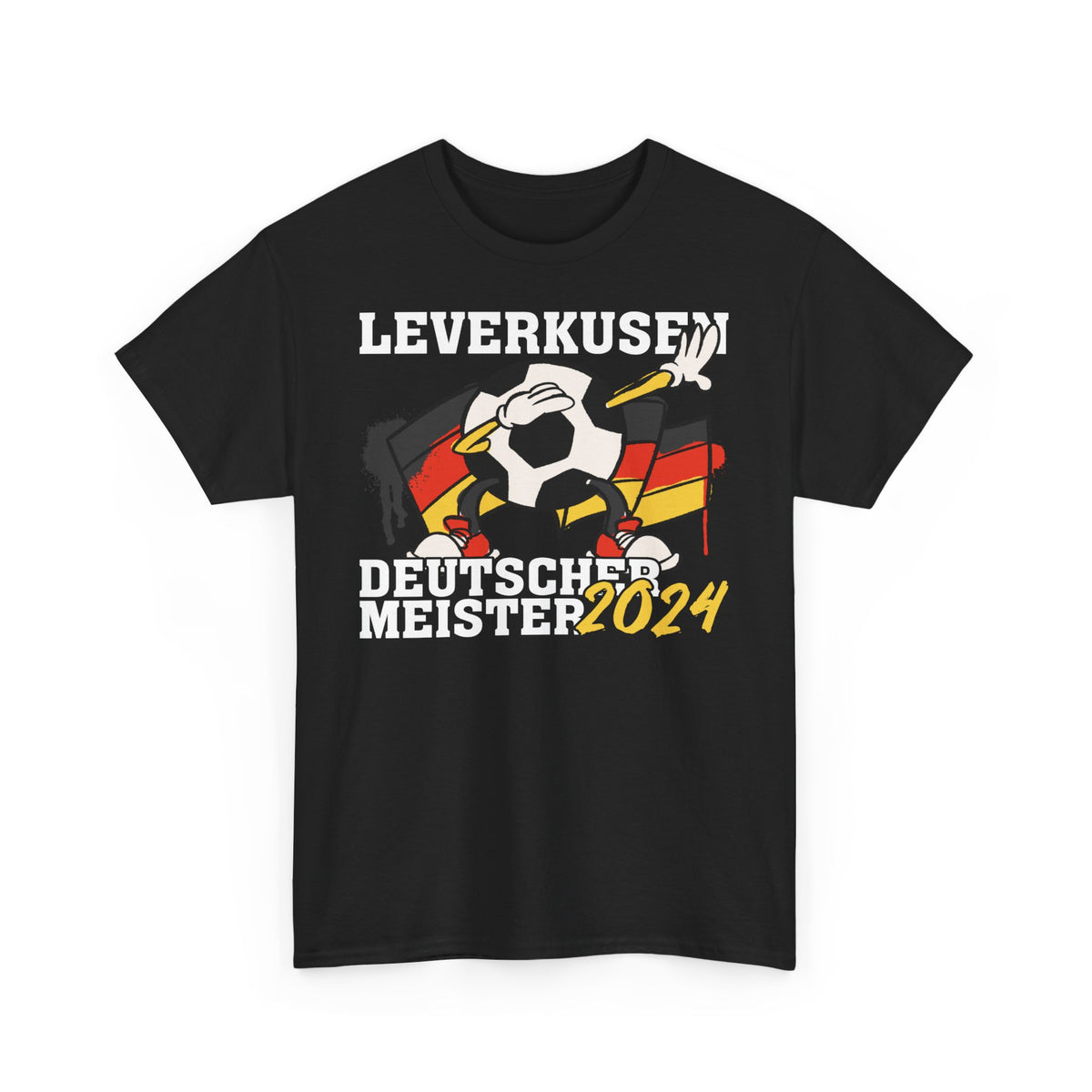 Fußball Verein Leverkusen Deutscher Meister 2024 Tanzender Fußball Fan Heimat Westfalen T-Shirt