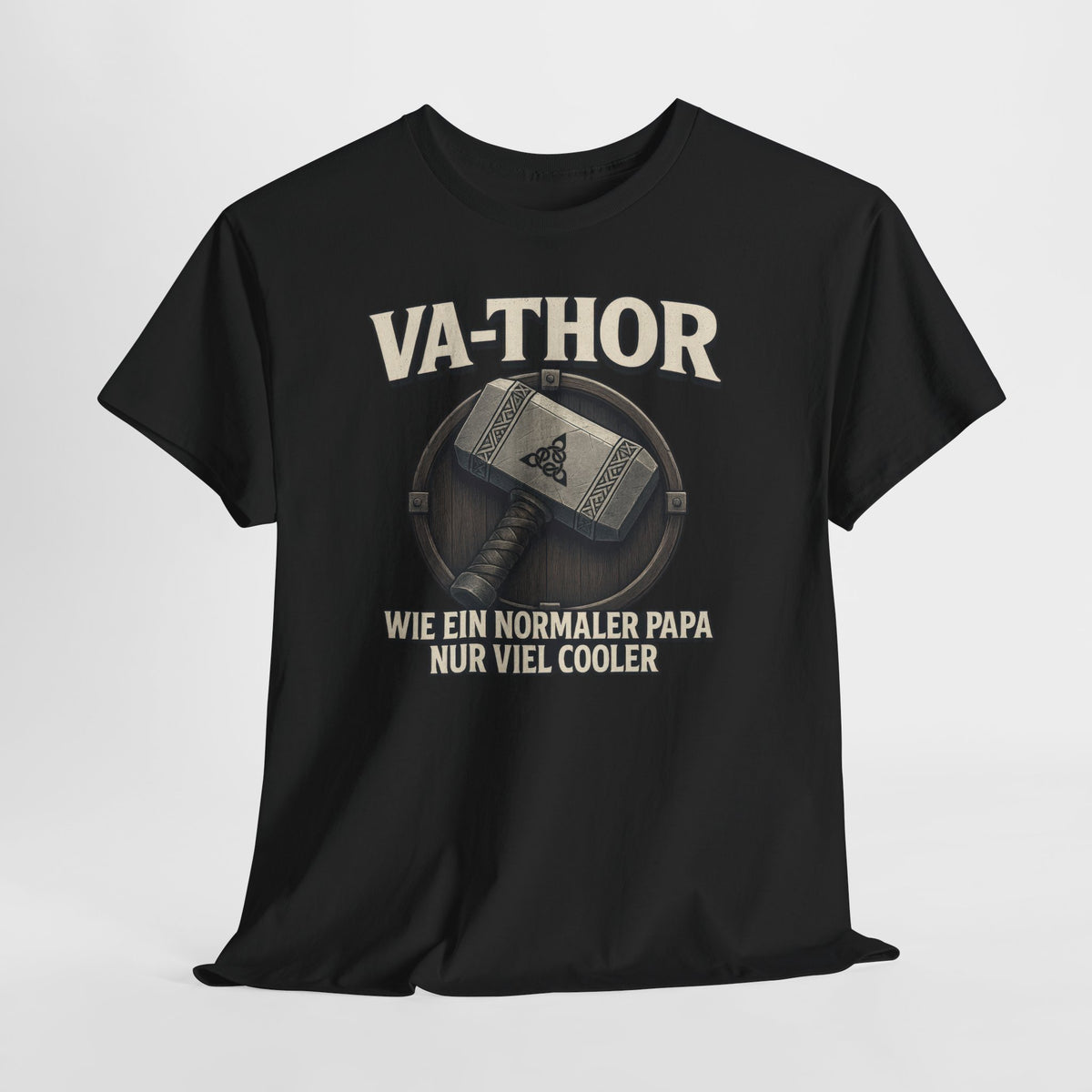 Papa Shirt VA-Thor Hammer - Wir Ein Normaler Papa Nur Cooler - Lustiges Geschenk T-Shirt