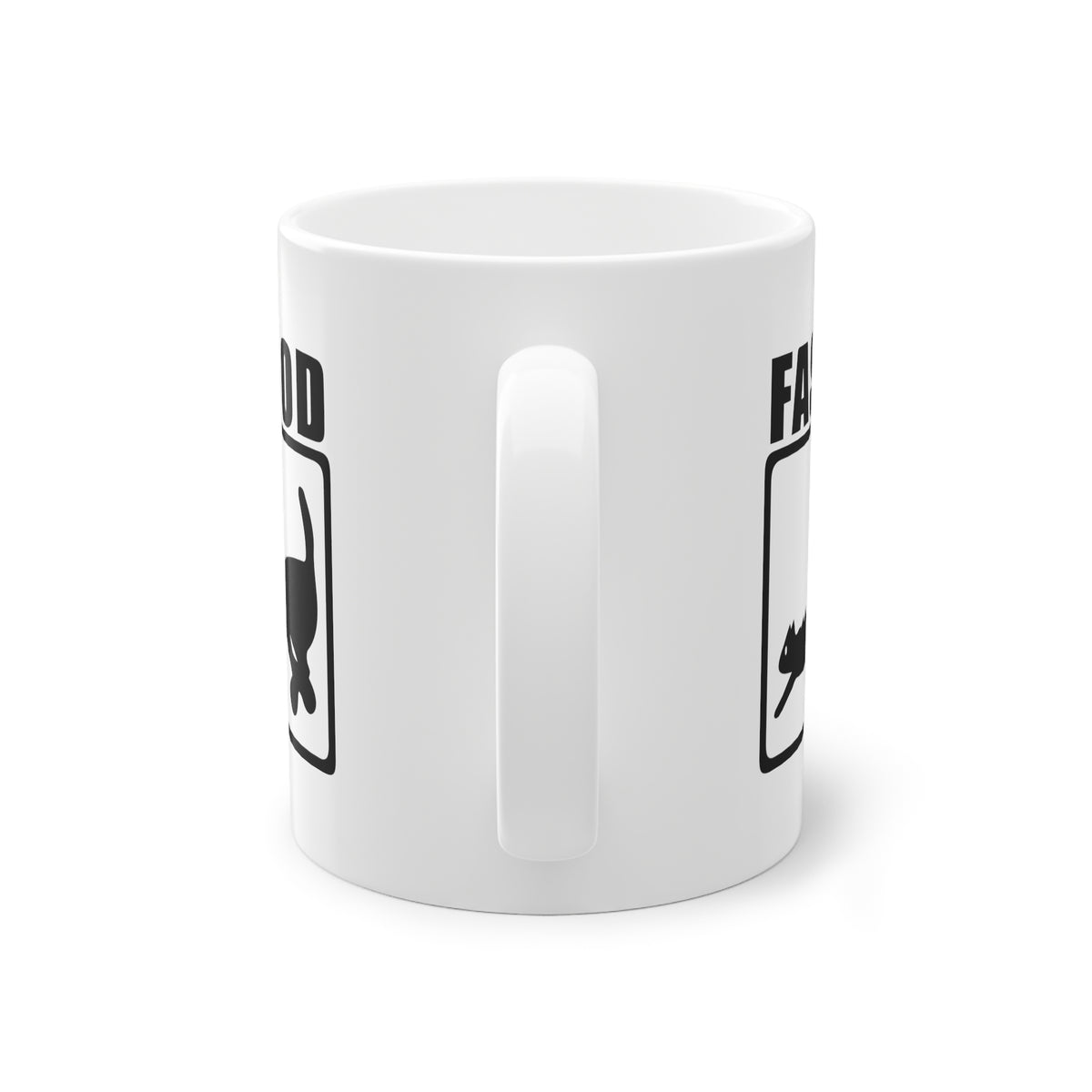 Hund jagt Katze FAST FOOD Lustige Kaffee Tasse