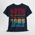 40. Geburtstag Vintage Retro Limited Edition Geboren 1985 Legend Was Born Geschenk T-Shirt