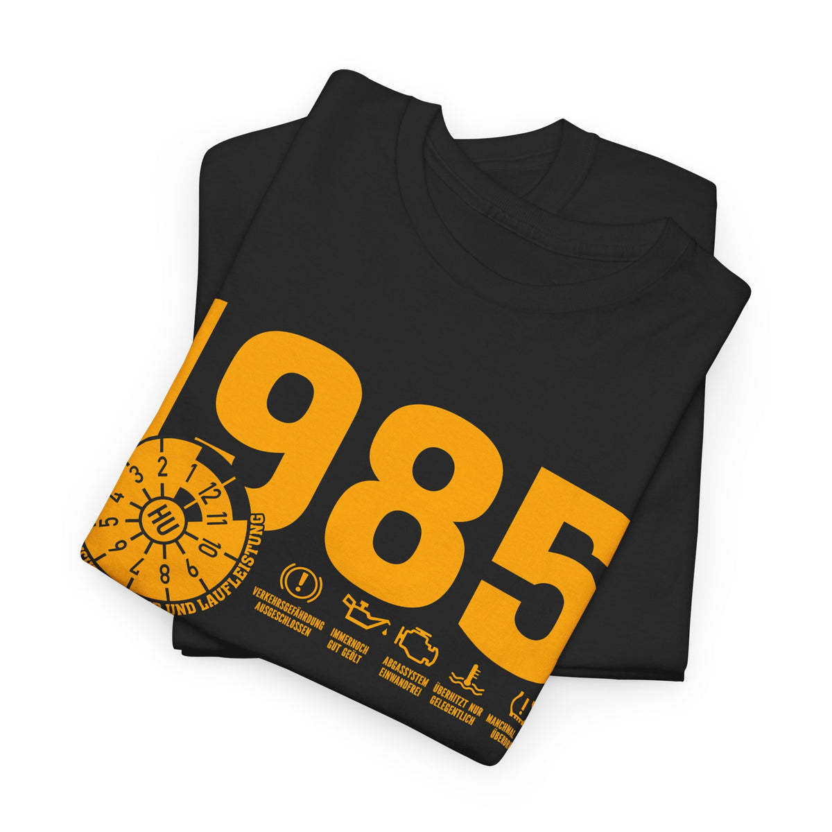 40 Geburtstag Jahrgangs-Shirt 1985 – TÜV Stempel Design - Entspricht Zustand und Laufleistung