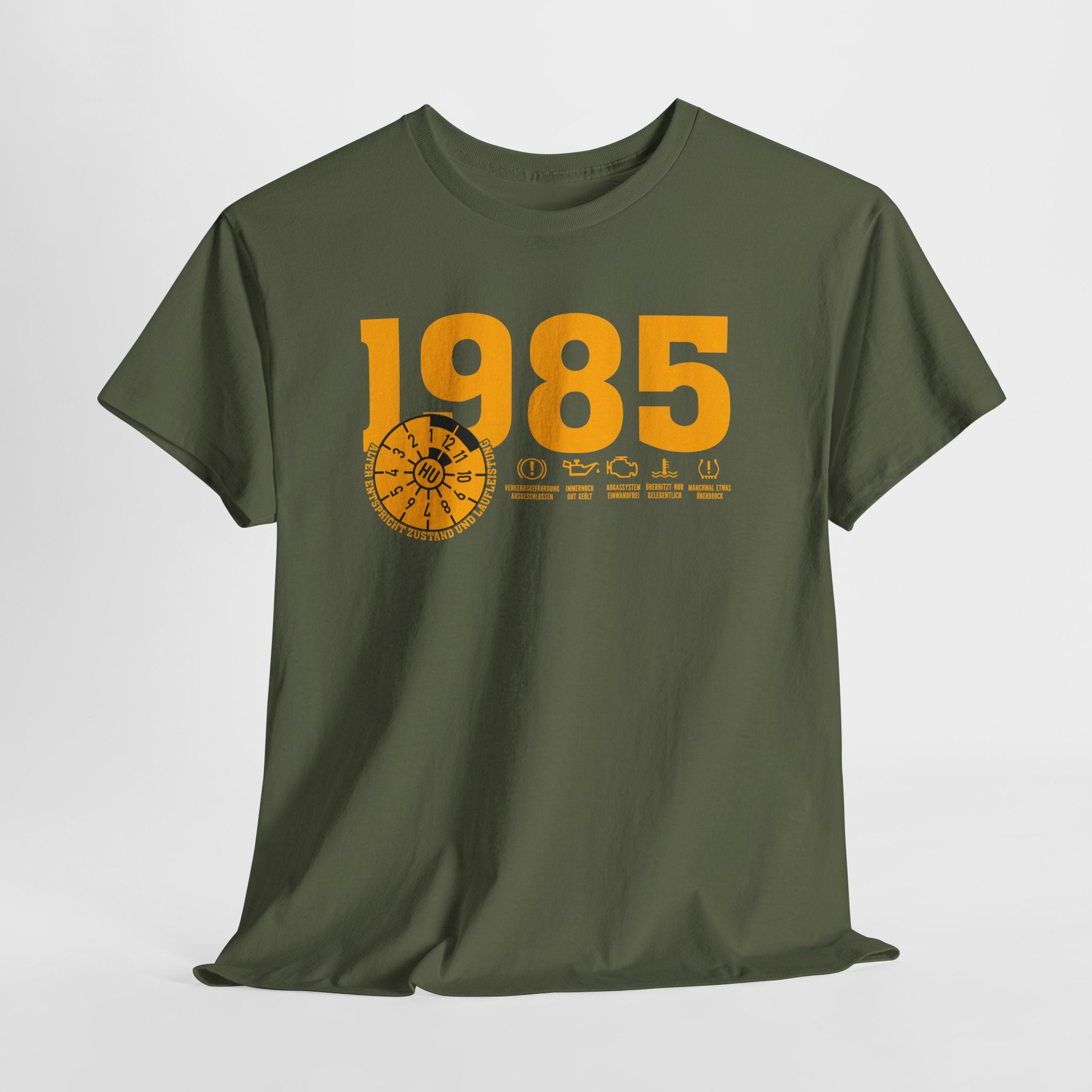 40 Geburtstag Jahrgangs-Shirt 1985 – TÜV Stempel Design - Entspricht Zustand und Laufleistung