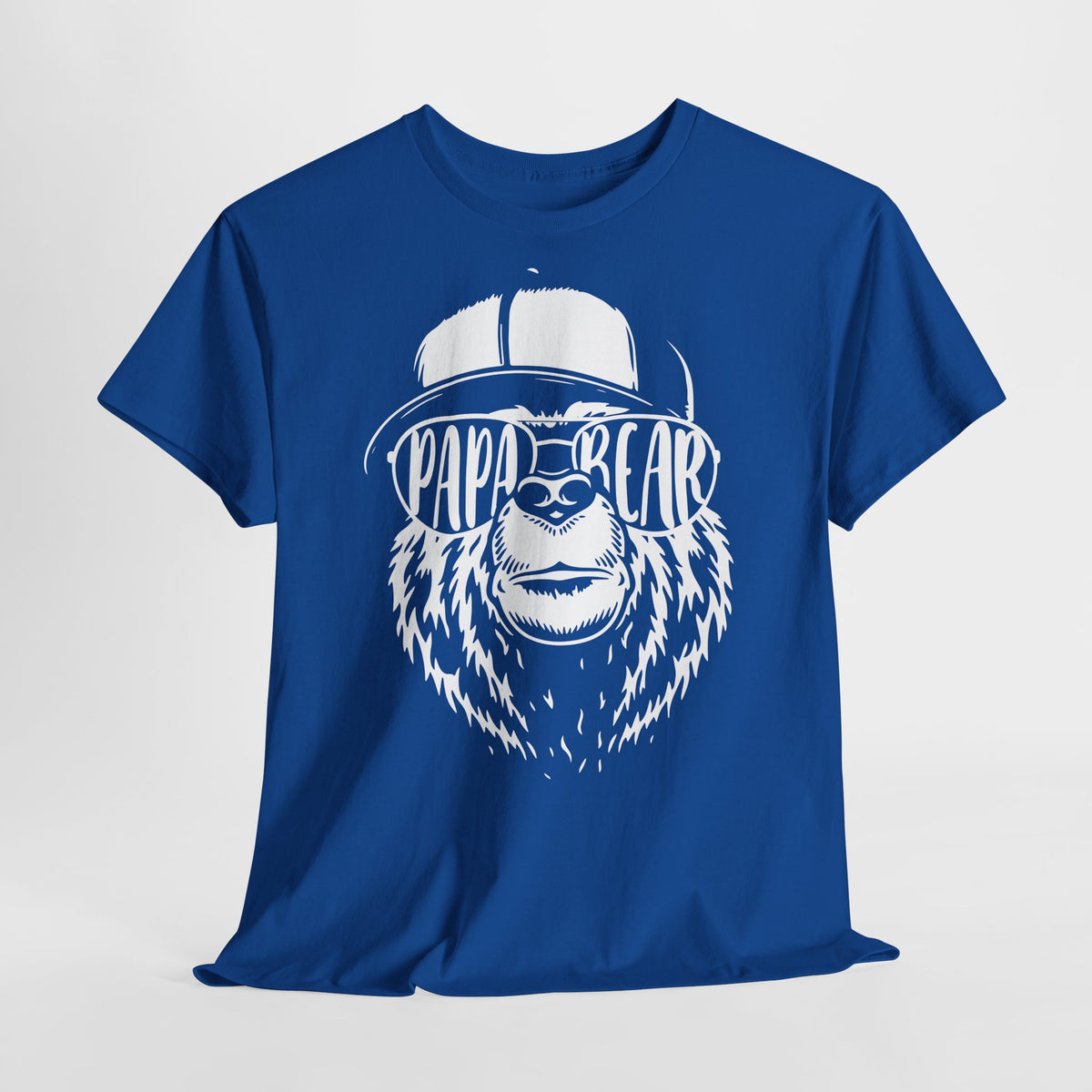 Papa Vatertag Shirt - Papa Bär Papa Bear - Bär mit Sonnenbrille - Lustiges Vatertag Geschenk T-Shirt
