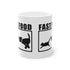 Hund jagt Katze FAST FOOD Lustige Kaffee Tasse