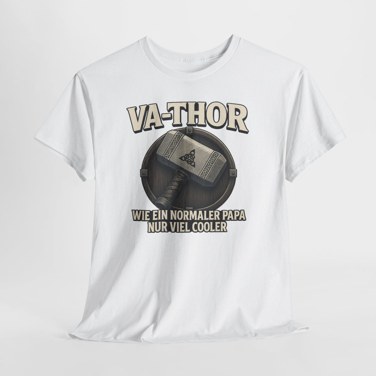 Papa Shirt VA-Thor Hammer - Wir Ein Normaler Papa Nur Cooler - Lustiges Geschenk T-Shirt