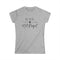 Be Real Not Perfect - Frauen Softstyle Shirt
