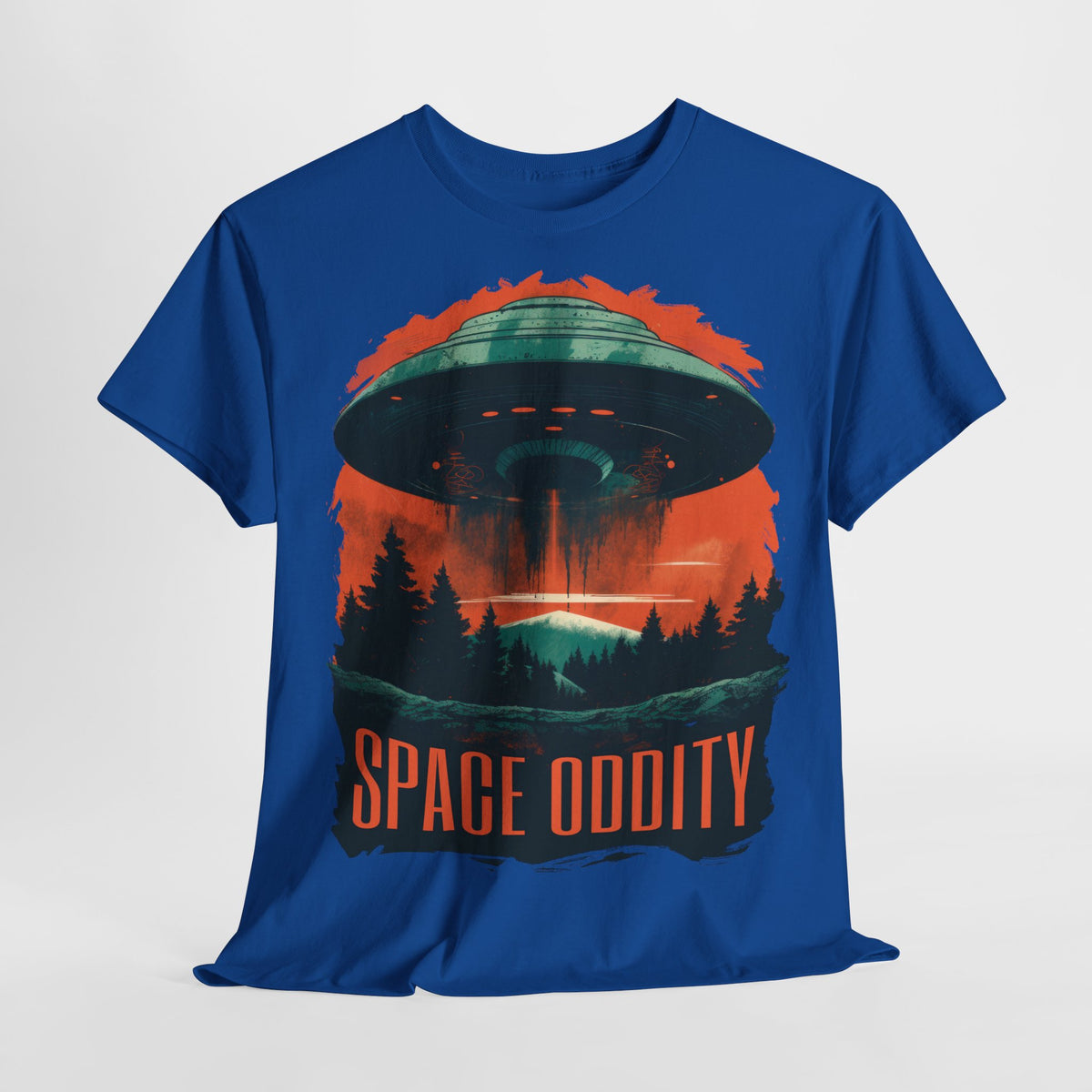 Alien Fliegende Untertasse  - Space Oddity - Lustiges T-Shirt