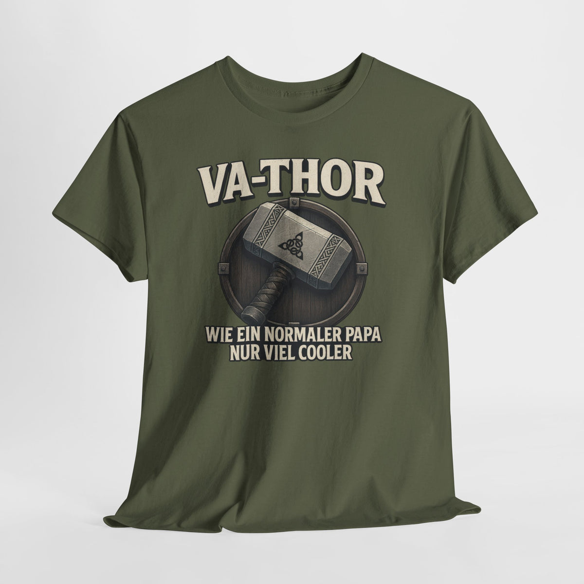 Papa Shirt VA-Thor Hammer - Wir Ein Normaler Papa Nur Cooler - Lustiges Geschenk T-Shirt