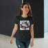 Lustige Faule Katze mit Mittelfinger - Frauen T-Shirt