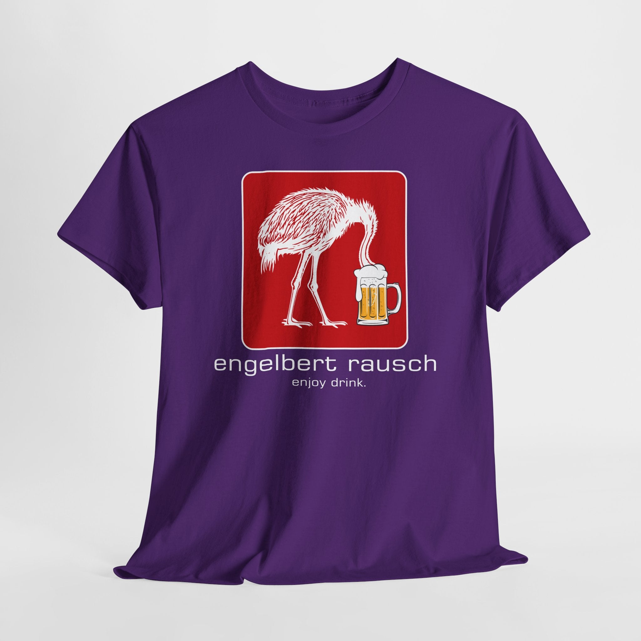 Engelbert Rausch Enjoy Drink Lustiges Parodie Bier Geschenk T-Shirt