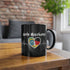 Deutsche Flagge - Brasilianische Flagge - Geile Mischung Kaffee Tasse