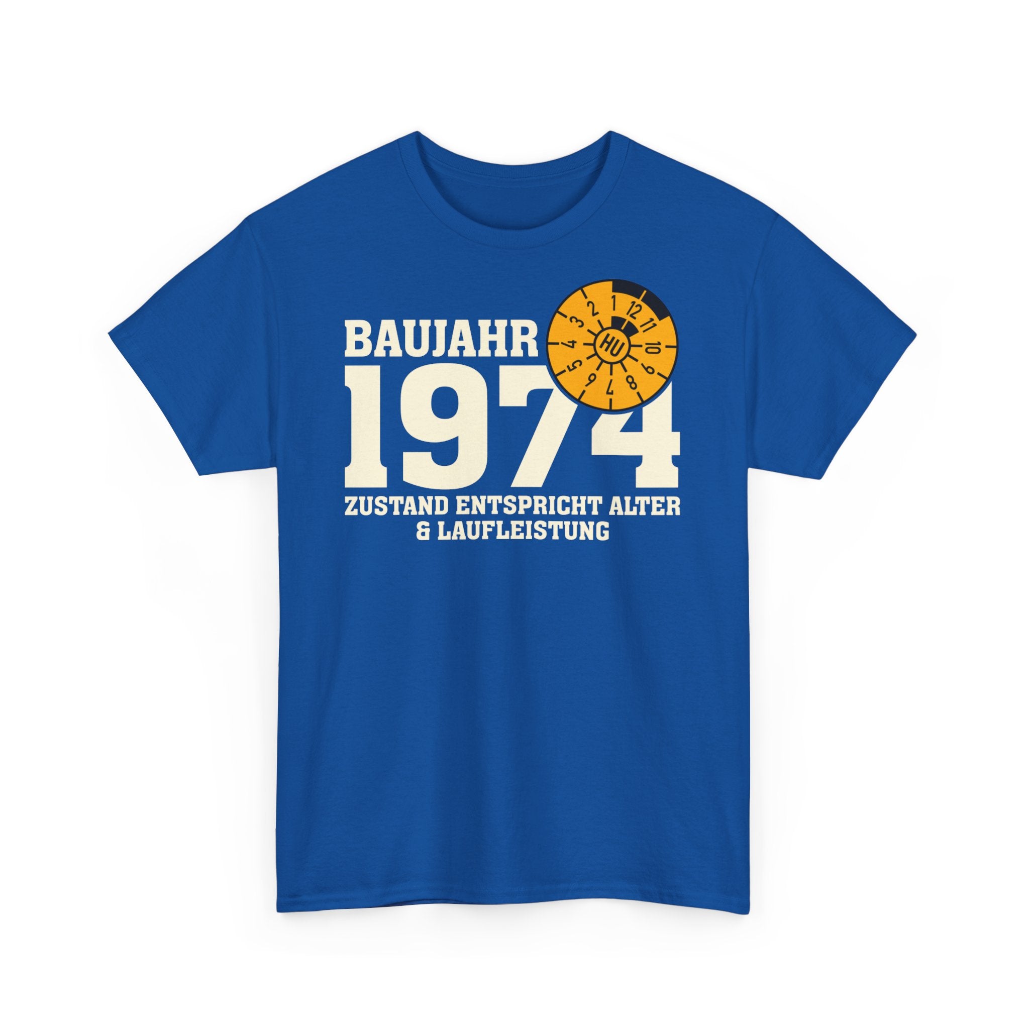 Geburtstag TÜV Baujahr 1974 Zustand entspricht Alter und Laufleistung Lustiges Geschenk Unisex T-Shirt