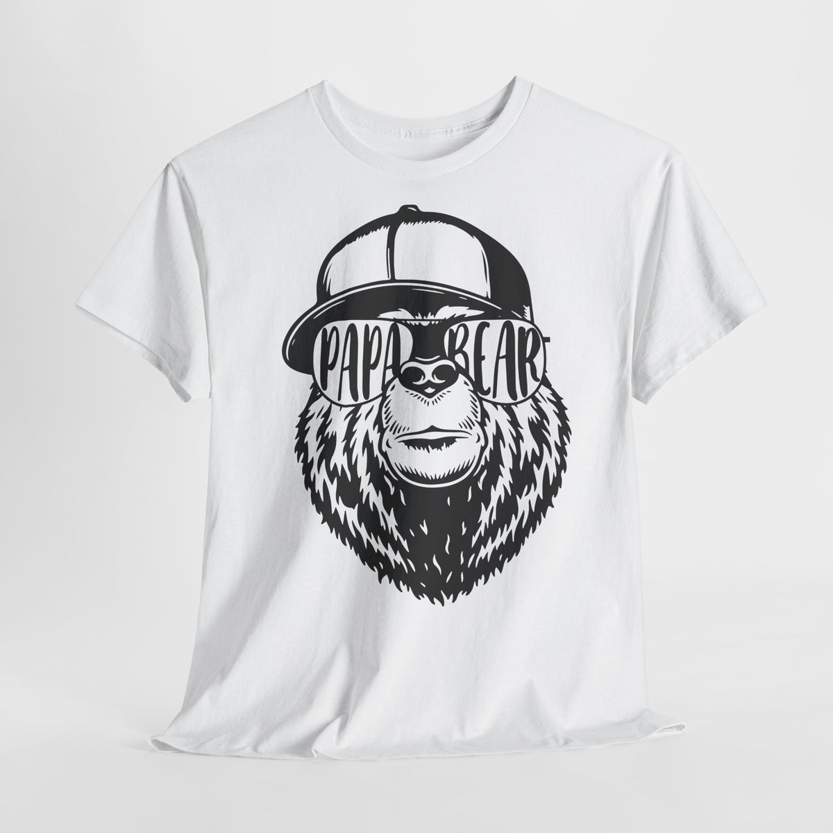 Papa Vatertag Shirt - Papa Bär Papa Bear - Bär mit Sonnenbrille - Lustiges Vatertag Geschenk T-Shirt
