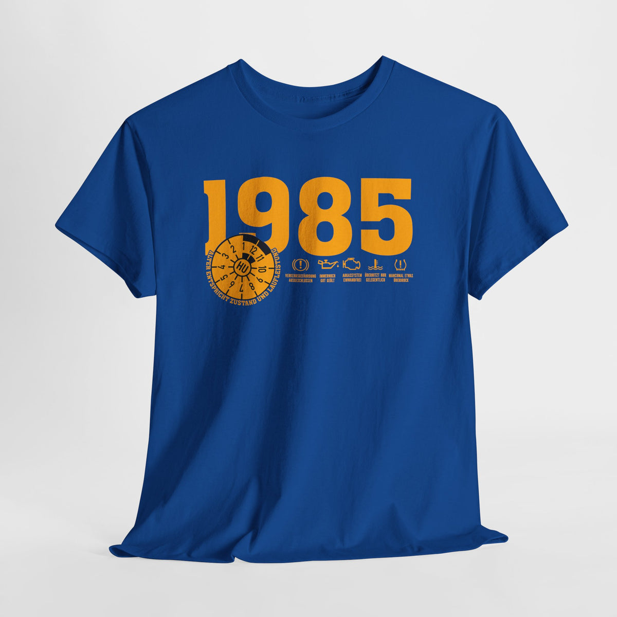 40 Geburtstag Jahrgangs-Shirt 1985 – TÜV Stempel Design - Entspricht Zustand und Laufleistung
