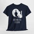 Lustige Katze Schatten Schattenspiel Mittelfinger Erkenne die Zeichen T-Shirt