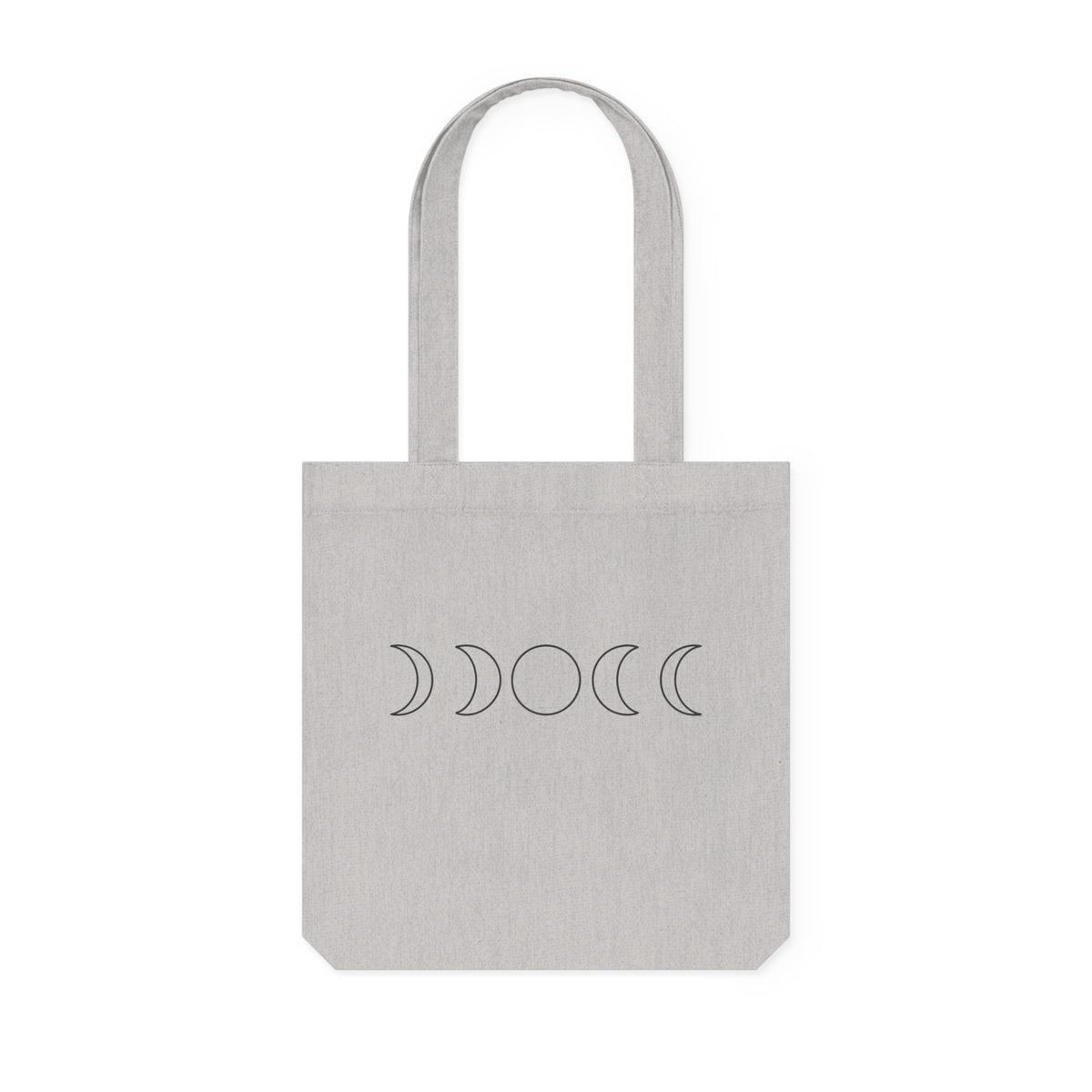 Mondphasen Tragetasche – Minimalistische Stofftasche im Boho Celestial Design