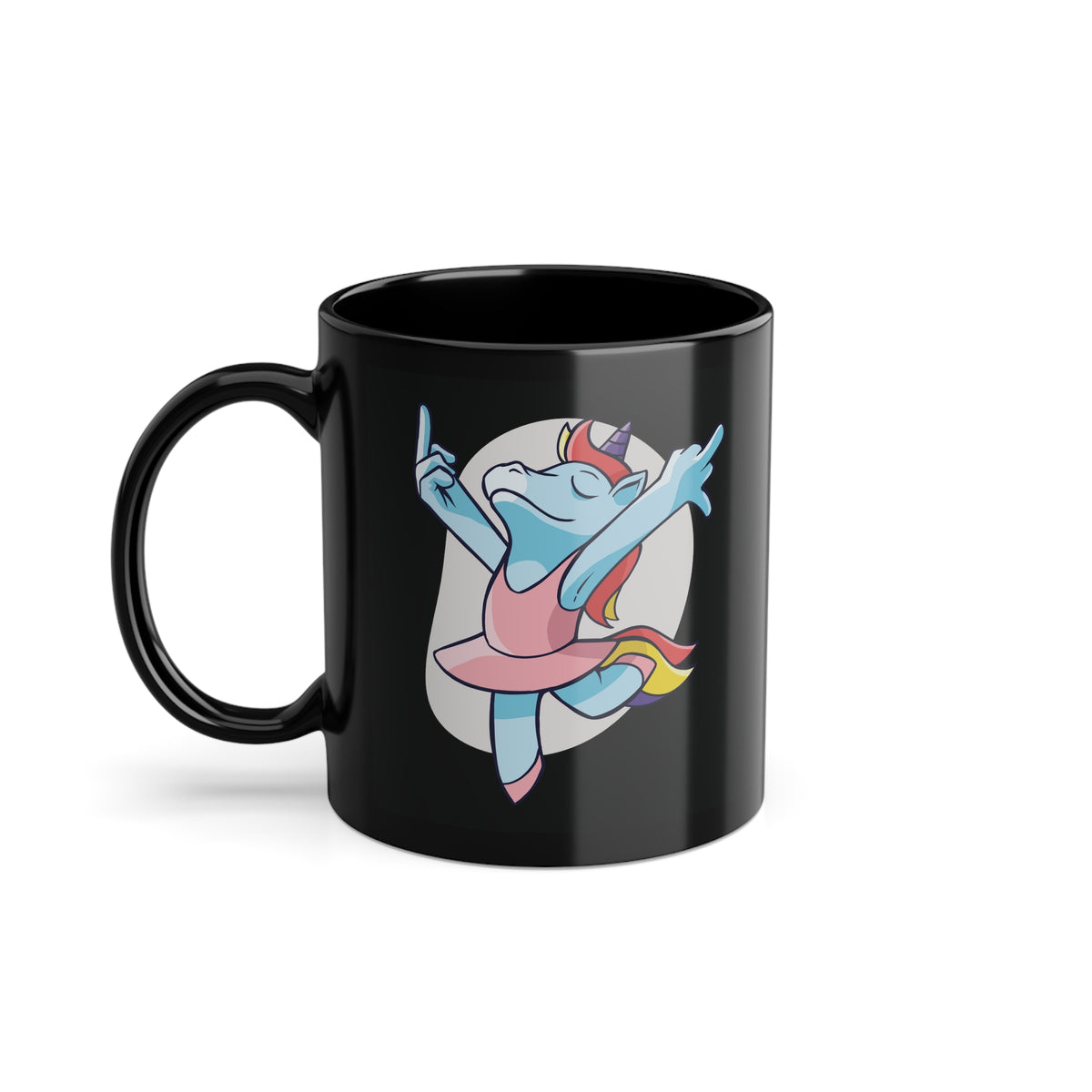 Tanzendes Ballett Einhorn Mit Mittelfinger Lustige Kaffee Tasse