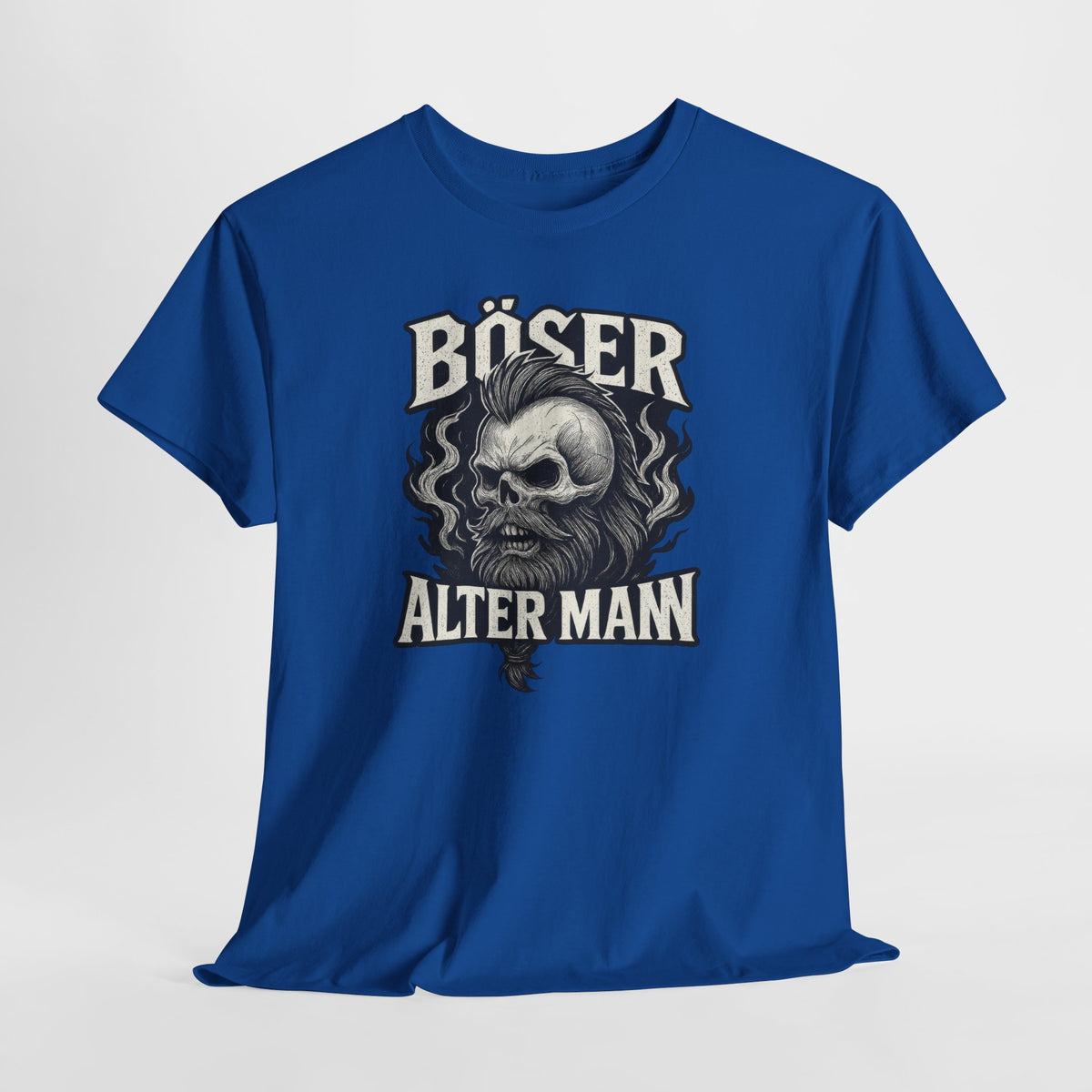 Wikinger Totenkopf T-Shirt für Männer – Böser Alter Mann