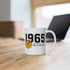 60 Geburtstag Kaffeetasse Jahrgang 1965 – TÜV Stempel - Entspricht Zustand und Laufleistung