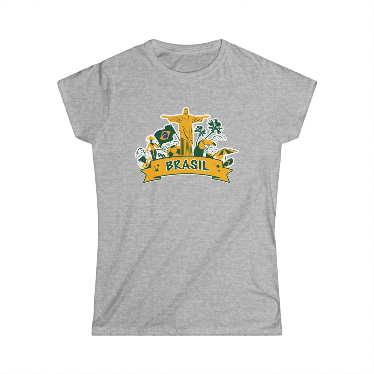 Brasilien Rio Janeiro Frauen Softstyle Shirt