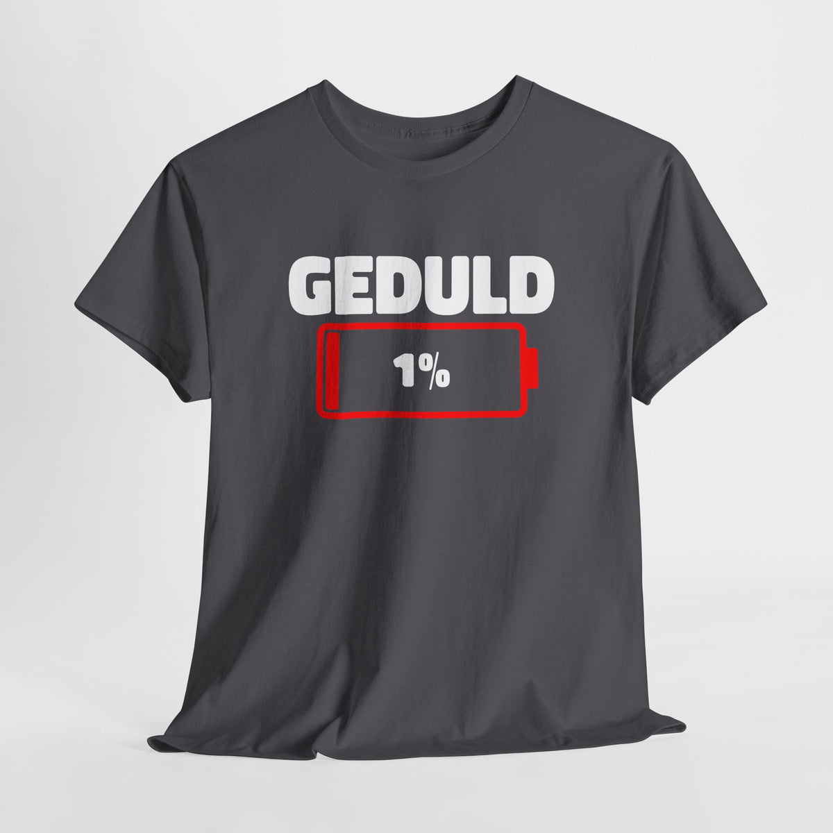 Geduld 1% Lustige Sprüche für Männer Sprüche Herren Lustig T-Shirt