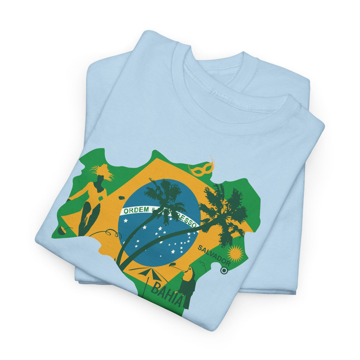 Brasilianische Flagge Brasilien Salvador Bahia Unisex T-Shirt