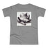 Lustige Faule Katze mit Mittelfinger - Frauen T-Shirt