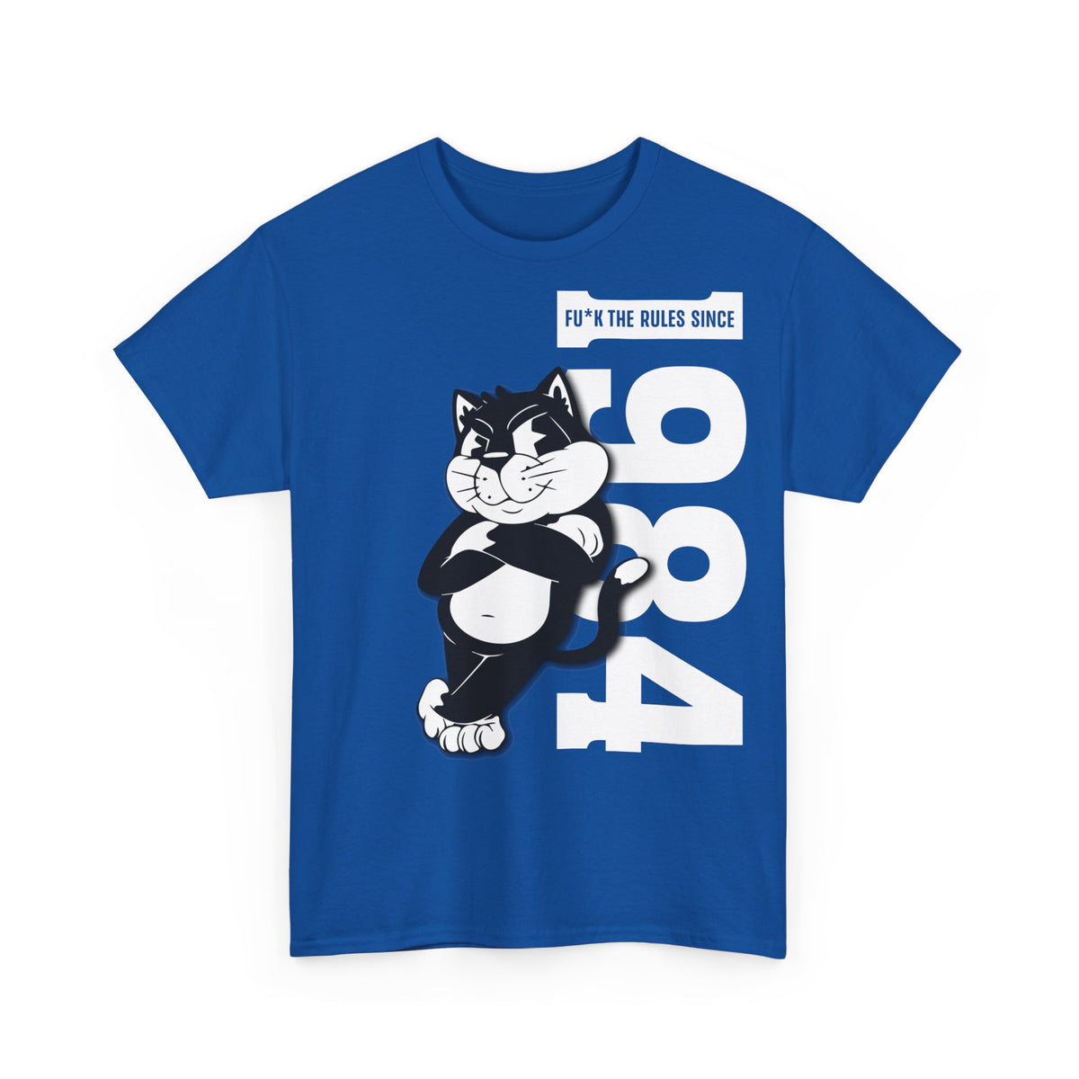 Geburtstag - Fu*k the rules since 1984 - Lustiges Geschenk Unisex T-Shirt