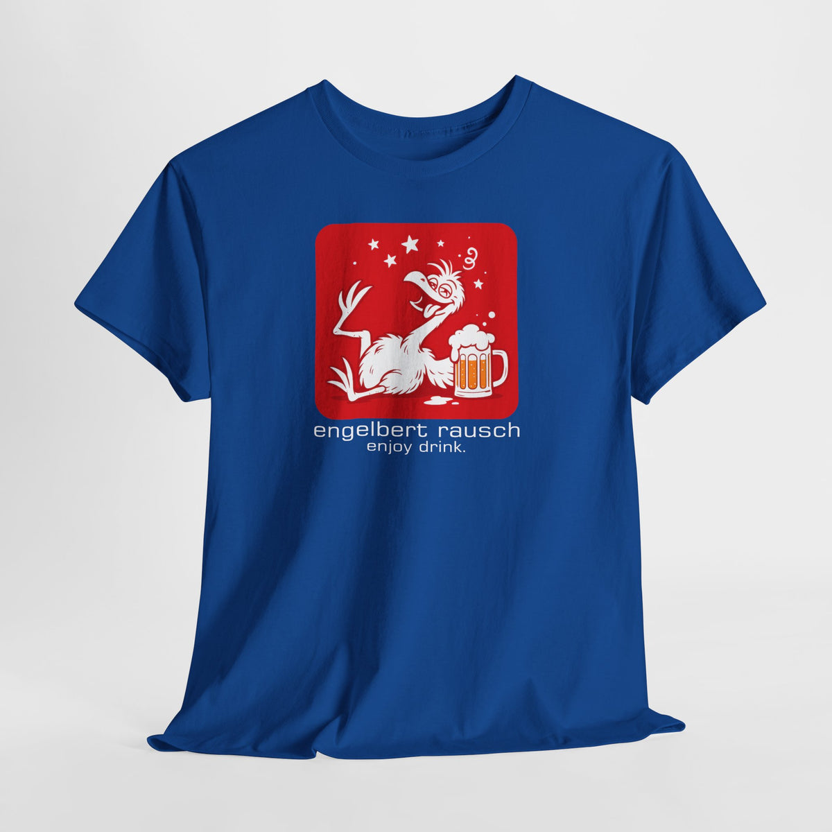 Engelbert Rausch Fun Shirt – Humorvolles Bier T-Shirt, Parodie & Geschenkidee