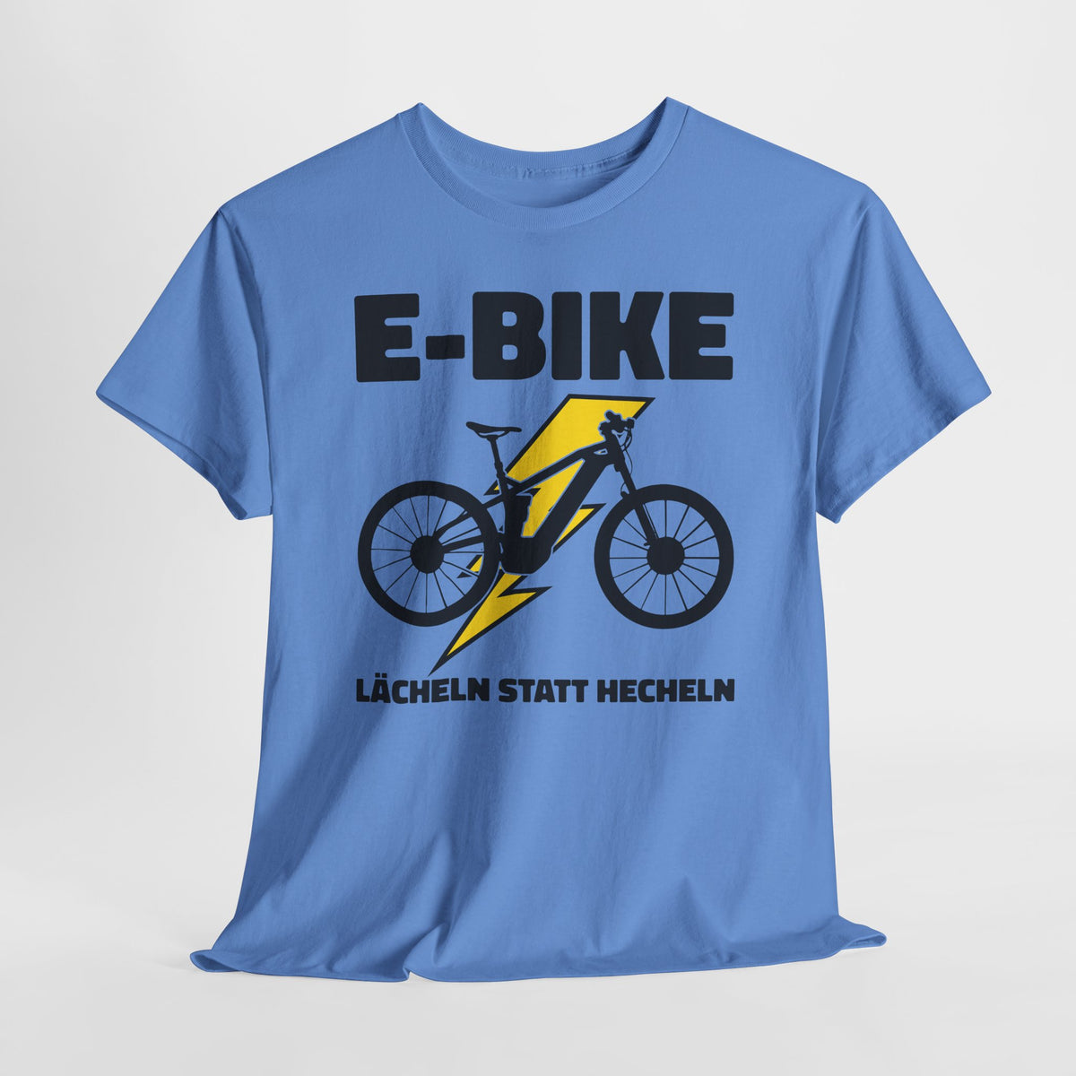 E-Bike Fahrer - E-Bike Lächeln Statt Hecheln - Lustiges T-Shirt
