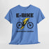E-Bike Fahrer - E-Bike Lächeln Statt Hecheln - Lustiges T-Shirt