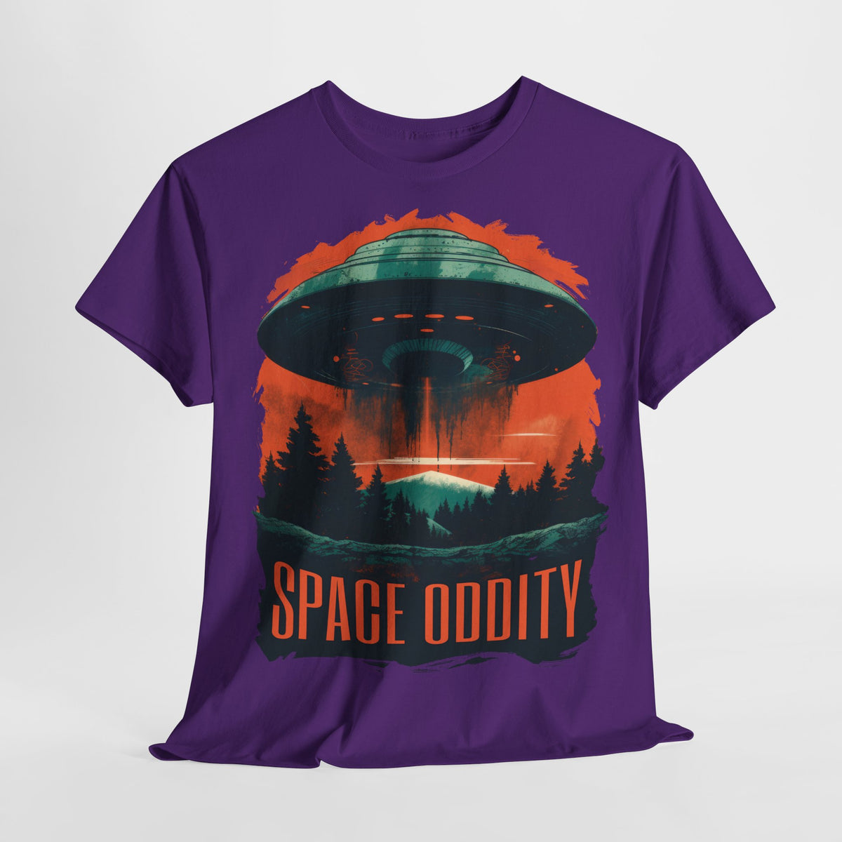 Alien Fliegende Untertasse  - Space Oddity - Lustiges T-Shirt
