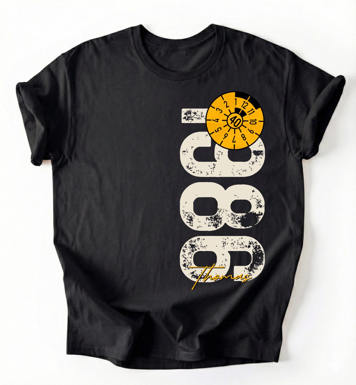 40. Geburtstag Personalisierbar 1986 Zustand entspricht Alter und Laufleistung TÜV Lustiges Mechaniker Geschenk T-Shirt oder Sweatshirt
