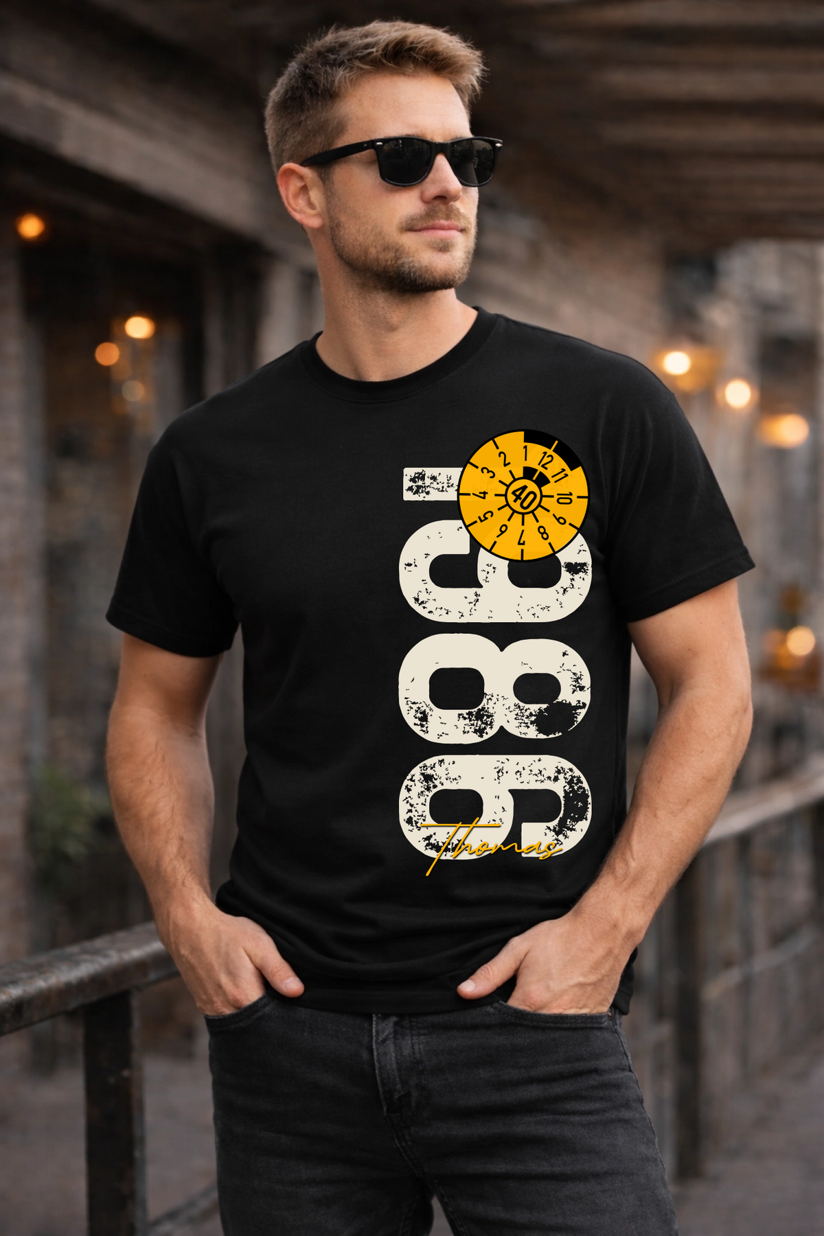 40. Geburtstag Personalisierbar 1986 Zustand entspricht Alter und Laufleistung TÜV Lustiges Mechaniker Geschenk T-Shirt oder Sweatshirt