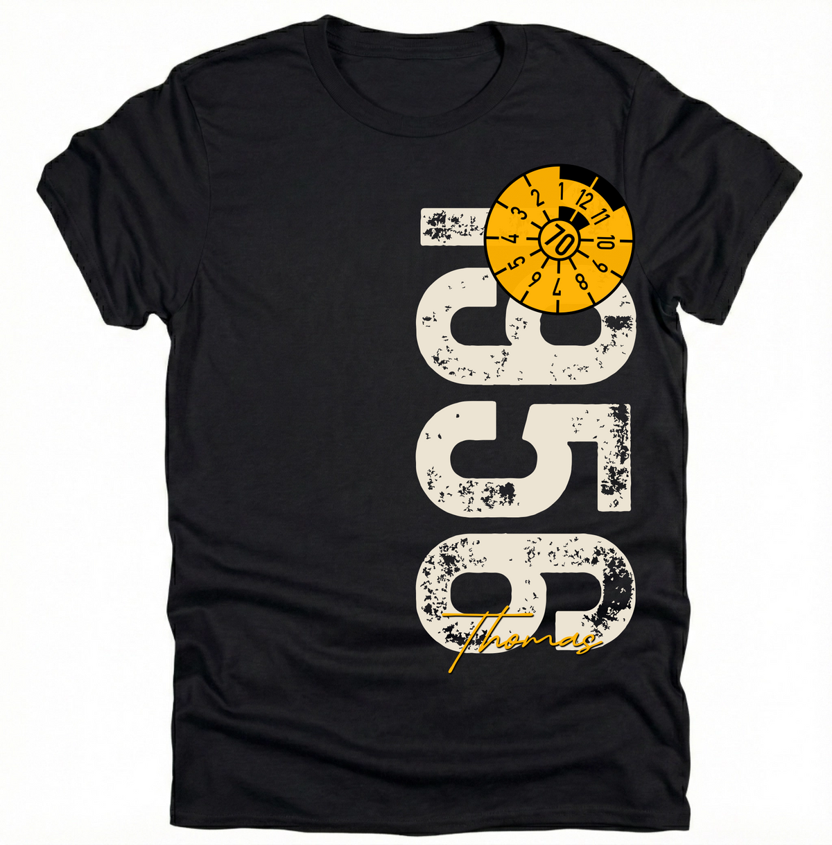 70. Geburtstag Personalisierbar 1956 Zustand entspricht Alter und Laufleistung TÜV Lustiges Mechaniker Geschenk T-Shirt oder Sweatshirt