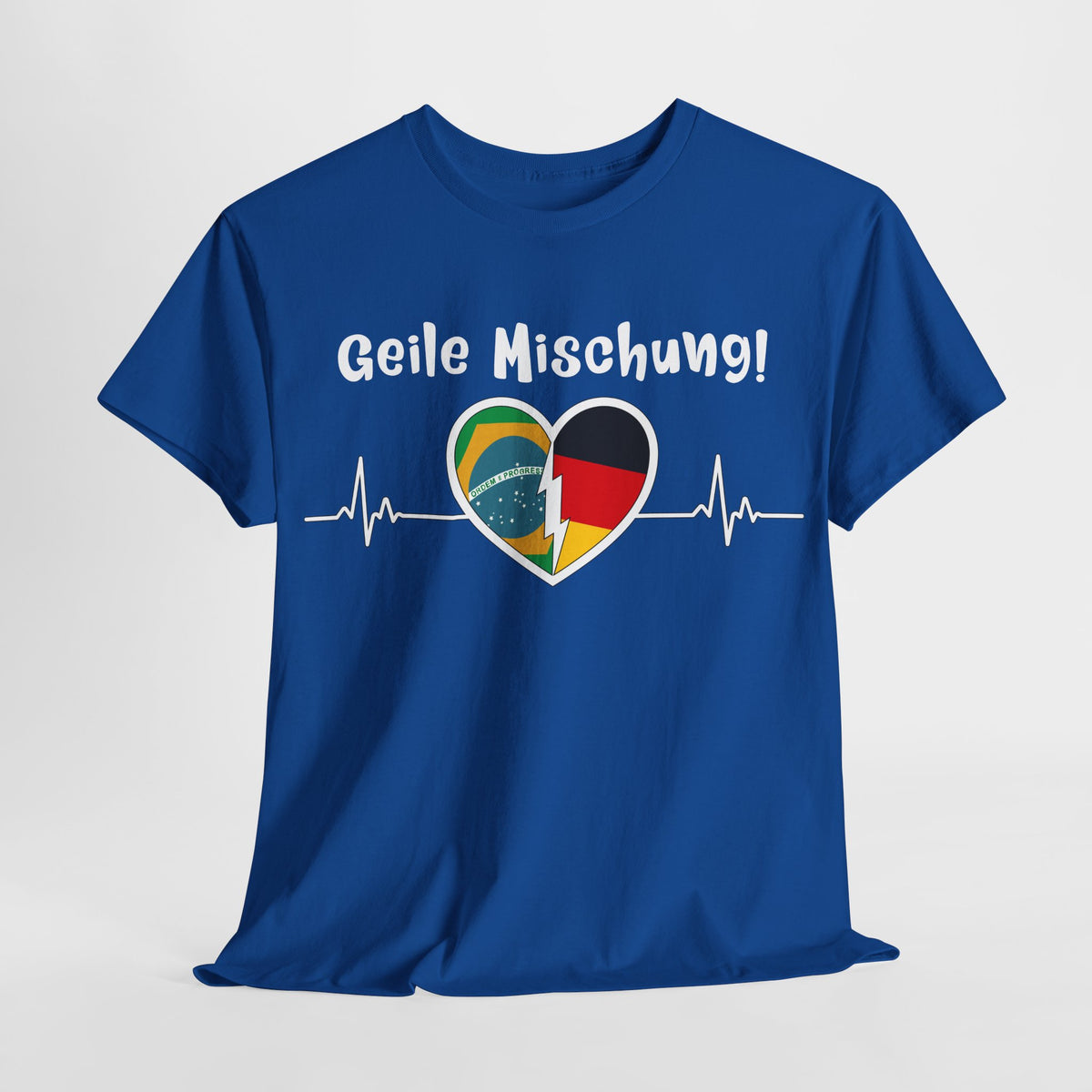 Deutsche Flagge - Brasilianische Flagge - Geile Mischung Unisex T-Shirt