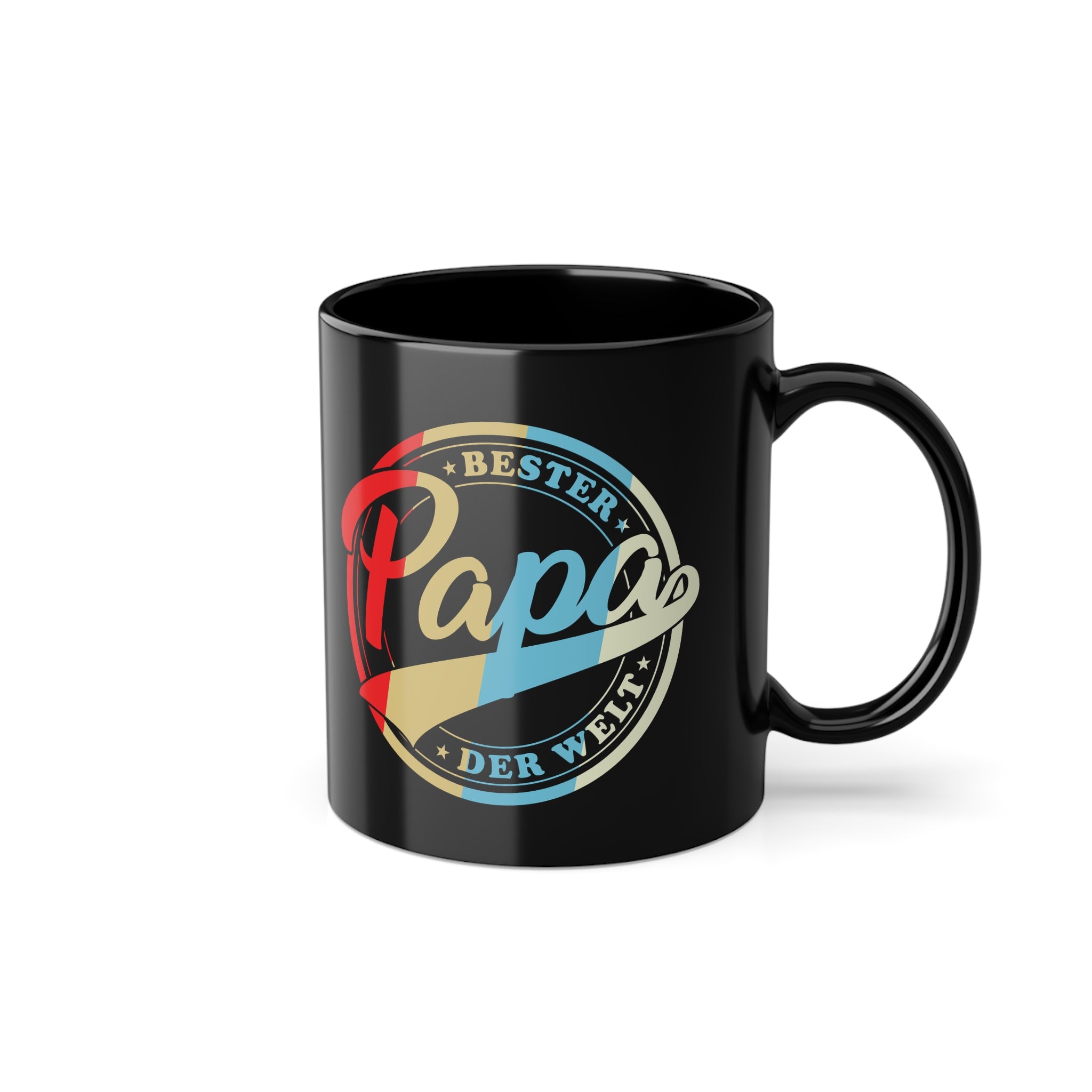 Vatertag Bester Papa der Welt - Retro Style - Lustige Vatertag Geschenk Kaffee Tasse