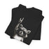 Lustiger Waschbär mit Sonnenbrille und Rock-Handzeichen – Lustiges T-Shirt für Rockfans