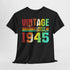 80. Geburtstag Vintage Retro Limited Edition Geboren 1945 Geschenk T-Shirt