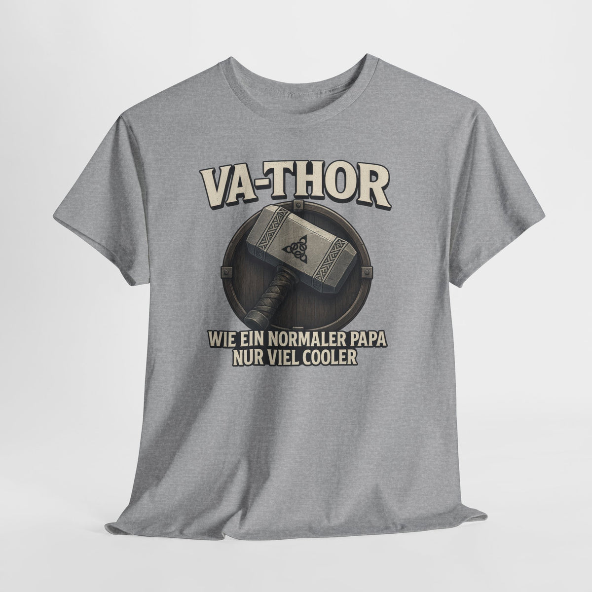 Papa Shirt VA-Thor Hammer - Wir Ein Normaler Papa Nur Cooler - Lustiges Geschenk T-Shirt