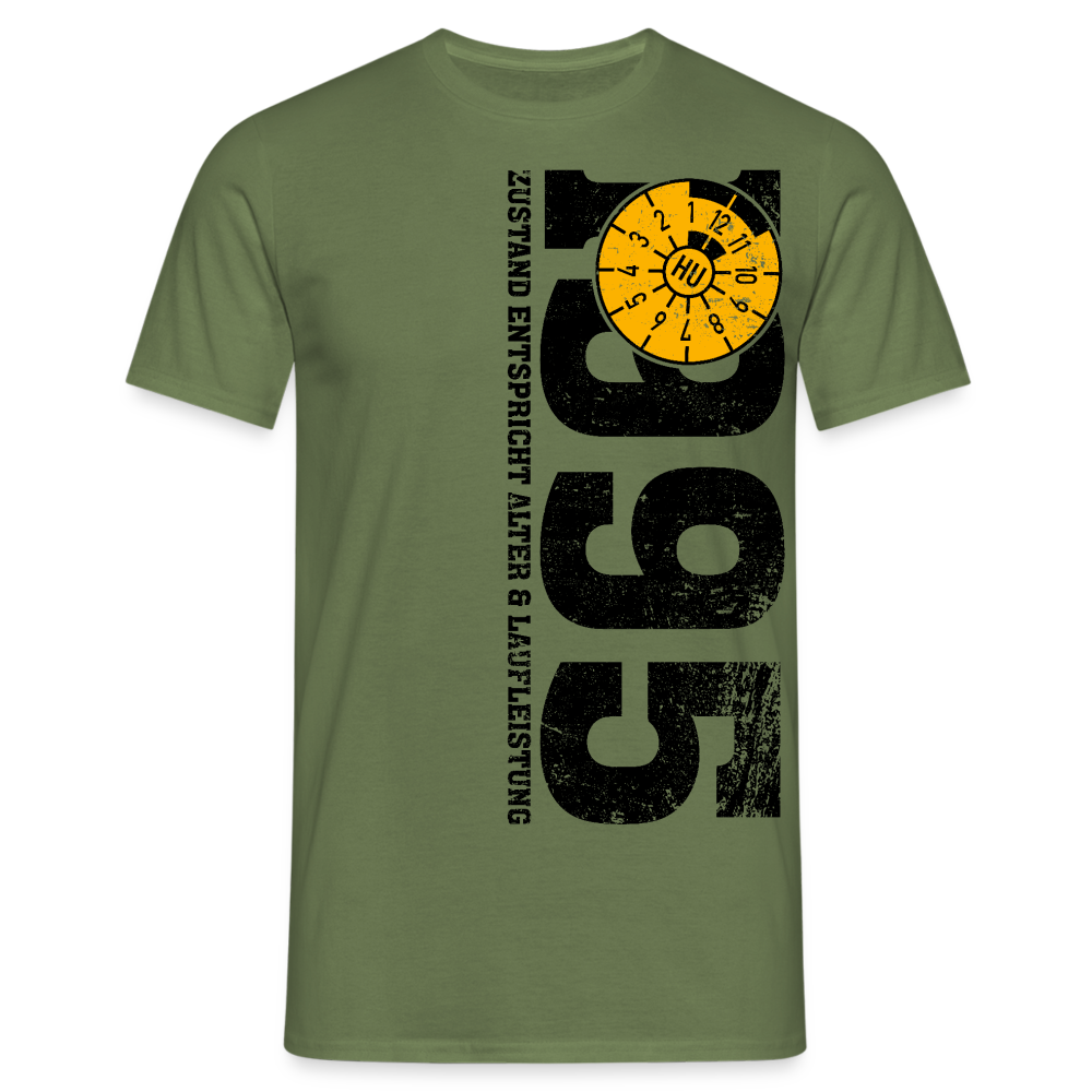 30. Geburtstag 1995 Zustand TÜV Lustiges Mechaniker Geschenk T-Shirt - Militärgrün